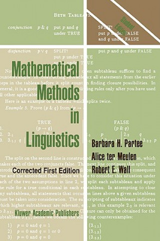 Book Mathematical Methods in Linguistics B.H. Partee