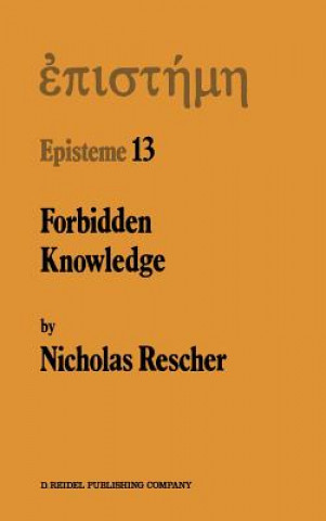 Carte Forbidden Knowledge N. Rescher