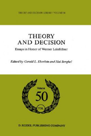 Buch Theory and Decision G. Eberlein