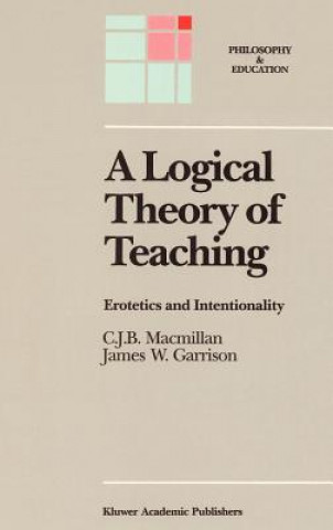 Knjiga Logical Theory of Teaching C.J.B. Macmillan