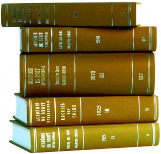 Kniha Recueil des cours, Collected Courses, Tome/Volume 166 (1980) cademie de Droit International de la Haye