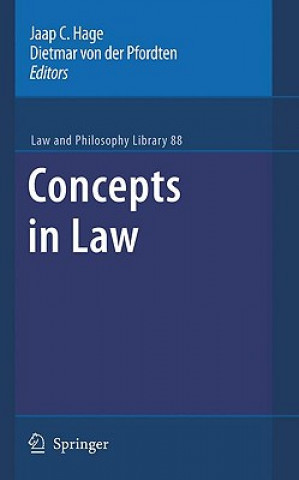 Kniha Concepts in Law Jaap C. Hage