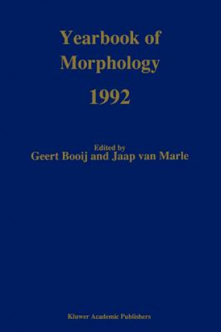 Carte Yearbook of Morphology 1992 G. Booij