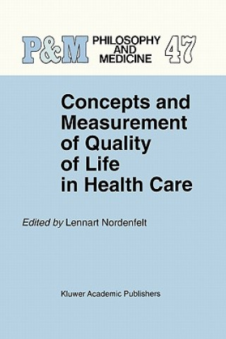 Libro Concepts and Measurement of Quality of Life in Health Care L.Y Nordenfelt