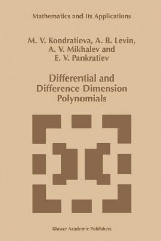 Boek Differential and Difference Dimension Polynomials Alexander V. Mikhalev