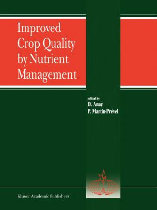 Könyv Improved Crop Quality by Nutrient Management Dilek Anaç