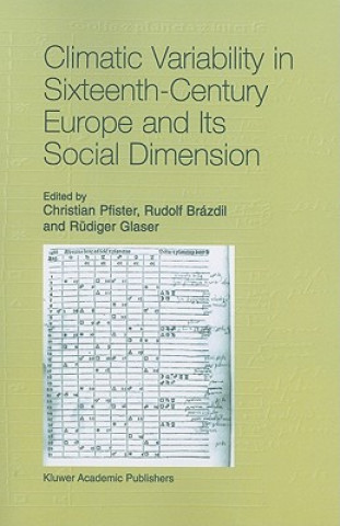 Könyv Climatic Variability in Sixteenth-Century Europe and Its Social Dimension Christian Pfister
