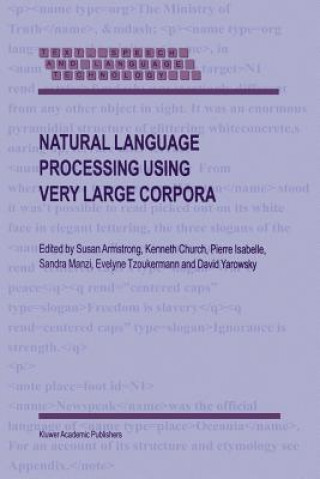 Carte Natural Language Processing Using Very Large Corpora S. Armstrong