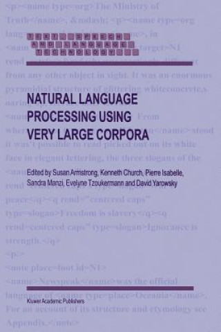 Knjiga Natural Language Processing Using Very Large Corpora S. Armstrong