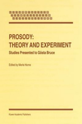 Kniha Prosody: Theory and Experiment M. Horne