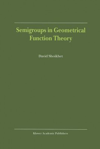 Книга Semigroups in Geometrical Function Theory D. Shoikhet