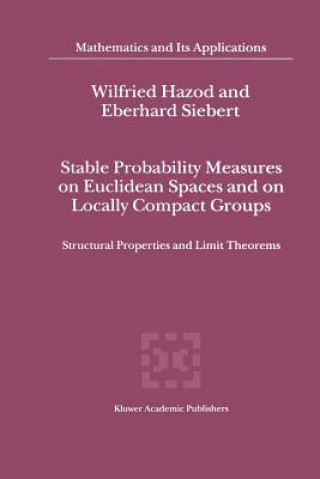 Kniha Stable Probability Measures on Euclidean Spaces and on Locally Compact Groups Wilfried Hazod