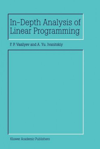 Könyv In-Depth Analysis of Linear Programming F.P. Vasilyev