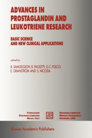 Kniha Advances in Prostaglandin and Leukotriene Research Bengt Samuelsson
