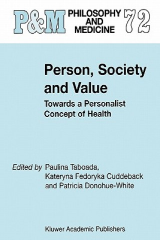 Kniha Person, Society and Value Paulina Taboada