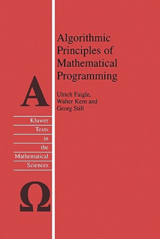 Könyv Algorithmic Principles of Mathematical Programming Ulrich Faigle