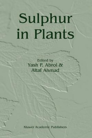Carte Sulphur in Plants Y.P. Abrol