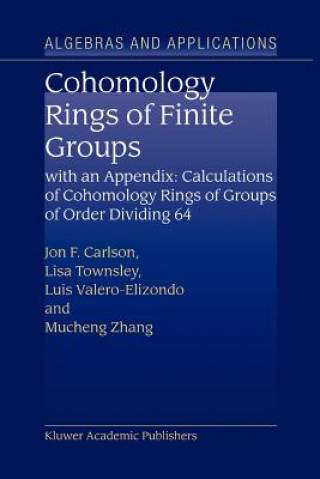 Könyv Cohomology Rings of Finite Groups Jon F. Carlson