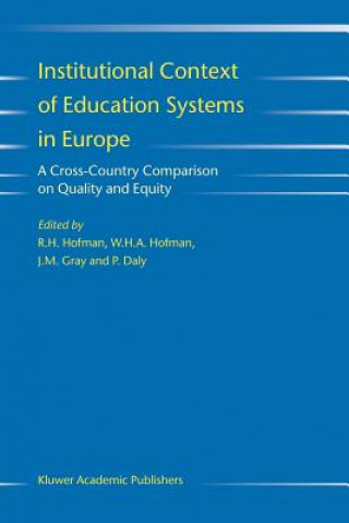 Könyv Institutional Context of Education Systems in Europe R. H. Hofman