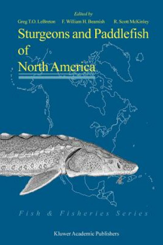 Carte Sturgeons and Paddlefish of North America G.T.O LeBreton