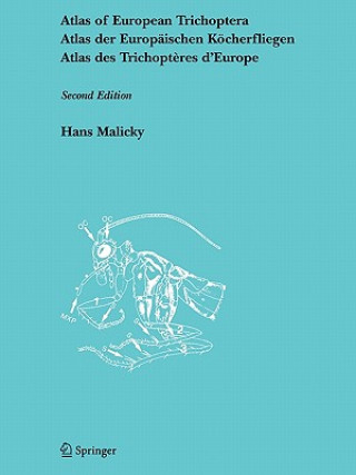 Knjiga Atlas of European Trichoptera Hans Malicky