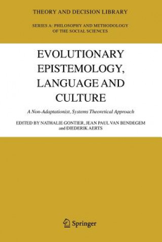 Carte Evolutionary Epistemology, Language and Culture Nathalie Gontier