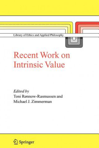 Kniha Recent Work on Intrinsic Value Toni R