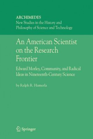 Kniha American Scientist on the Research Frontier Ralph R. Hamerla