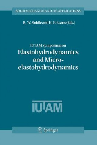 Könyv IUTAM Symposium on Elastohydrodynamics and Micro-elastohydrodynamics R.W. Snidle