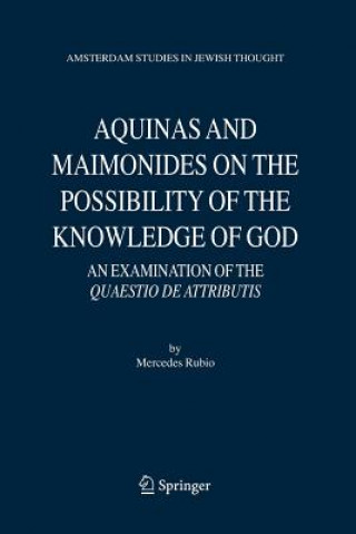 Könyv Aquinas and Maimonides on the Possibility of the Knowledge of God Mercedes Rubio