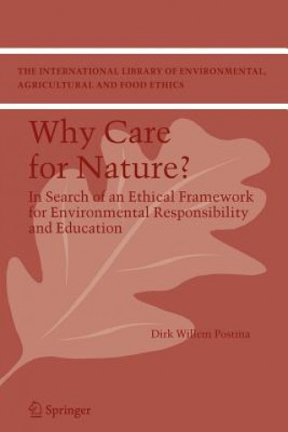 Carte Why care for Nature? Dirk Willem Postma