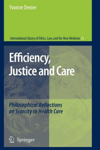 Kniha Efficiency, Justice and Care Yvonne Denier