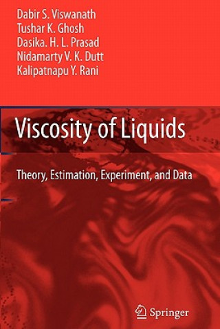 Kniha Viscosity of Liquids Dabir S. Viswanath