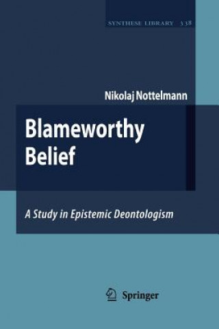 Książka Blameworthy Belief Nikolaj Nottelmann