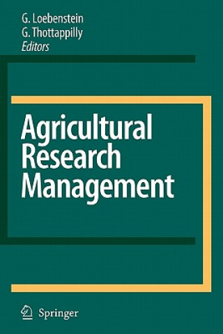 Kniha Agricultural Research Management G. Loebenstein