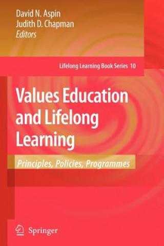 Książka Values Education and Lifelong Learning David N. Aspin