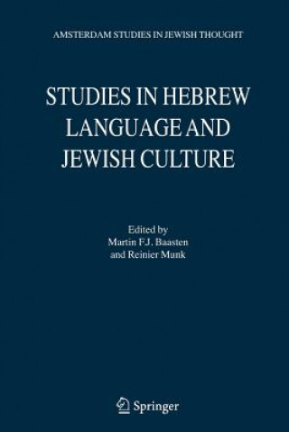 Książka Studies in Hebrew Language and Jewish Culture Martin F.J. Baasten