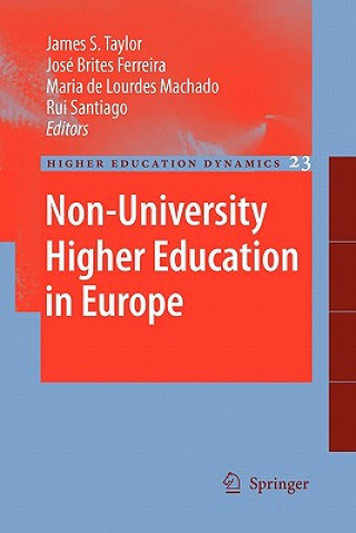 Könyv Non-University Higher Education in Europe James S. Taylor