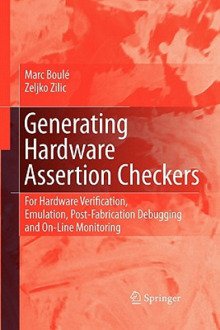 Könyv Generating Hardware Assertion Checkers Marc Boulé