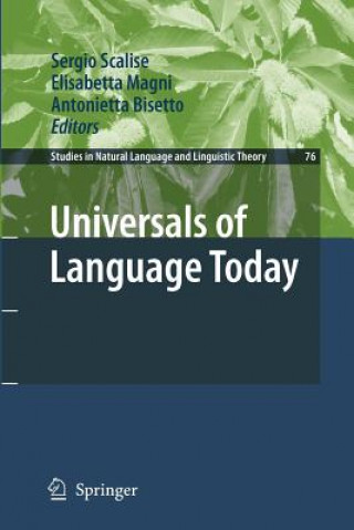 Buch Universals of Language Today Sergio Scalise