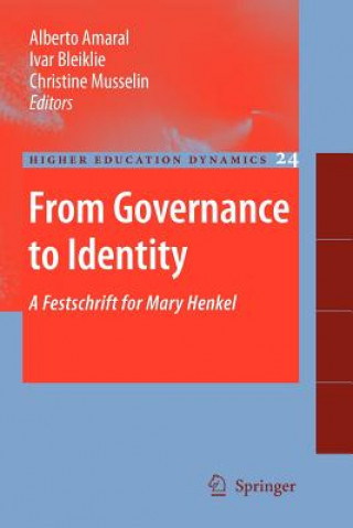 Book From Governance to Identity Alberto Amaral