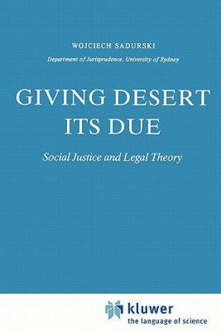 Kniha Giving Desert Its Due Wojciech Sadurski