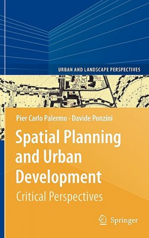 Kniha Spatial Planning and Urban Development Pier Carlo Palermo