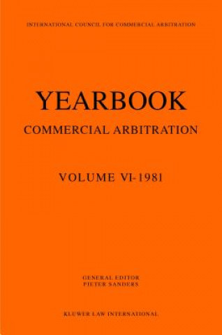 Kniha Yearbook Commercial Arbitration, 1981 Pieter Sanders