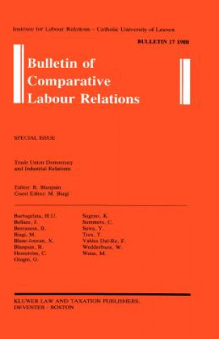 Książka Bulletin of Comparative Labour Relations Roger Blanpain