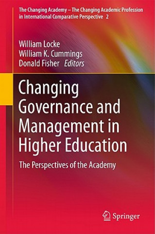 Książka Changing Governance and Management in Higher Education William Locke