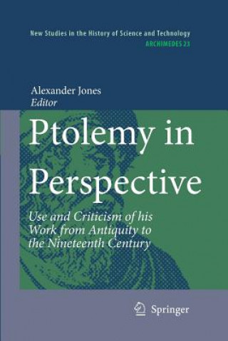 Kniha Ptolemy in Perspective Alexander Jones