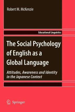 Kniha Social Psychology of English as a Global Language Robert M. McKenzie