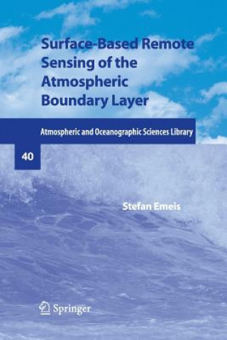 Buch Surface-Based Remote Sensing of the Atmospheric Boundary Layer Stefan Emeis