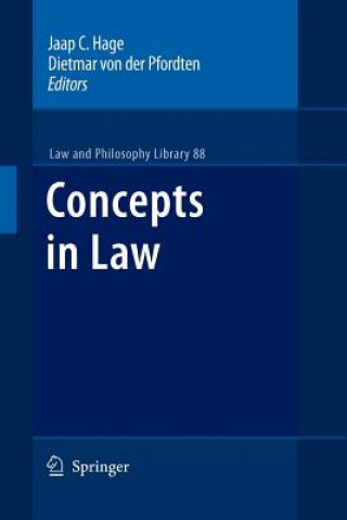 Könyv Concepts in Law Jaap C. Hage